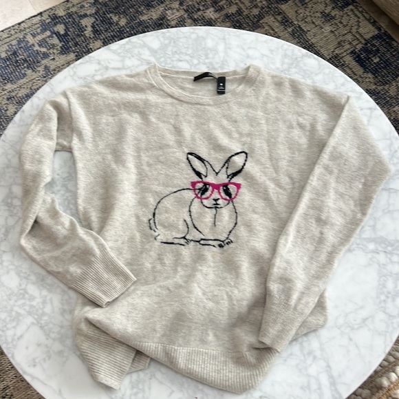 Aqua 100% Cashmere. Crewneck.  Small - Picture 5 of 8
